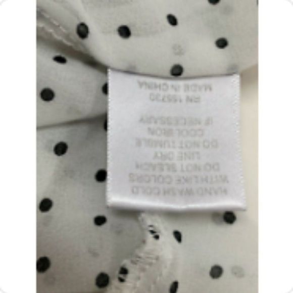 Rose + Olive  Womens  Blouse Sleeveless 2 Layer white black zipper  Size large L - Picture 4 of 4